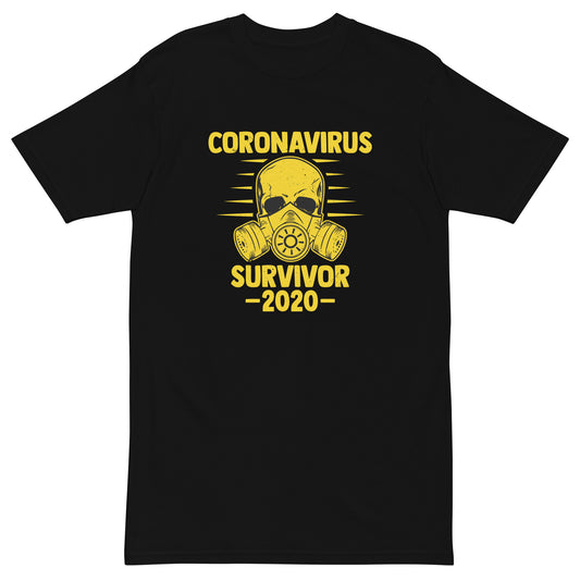 Coronavirus Survivor (Skull) 2020 Men’s T-Shirt